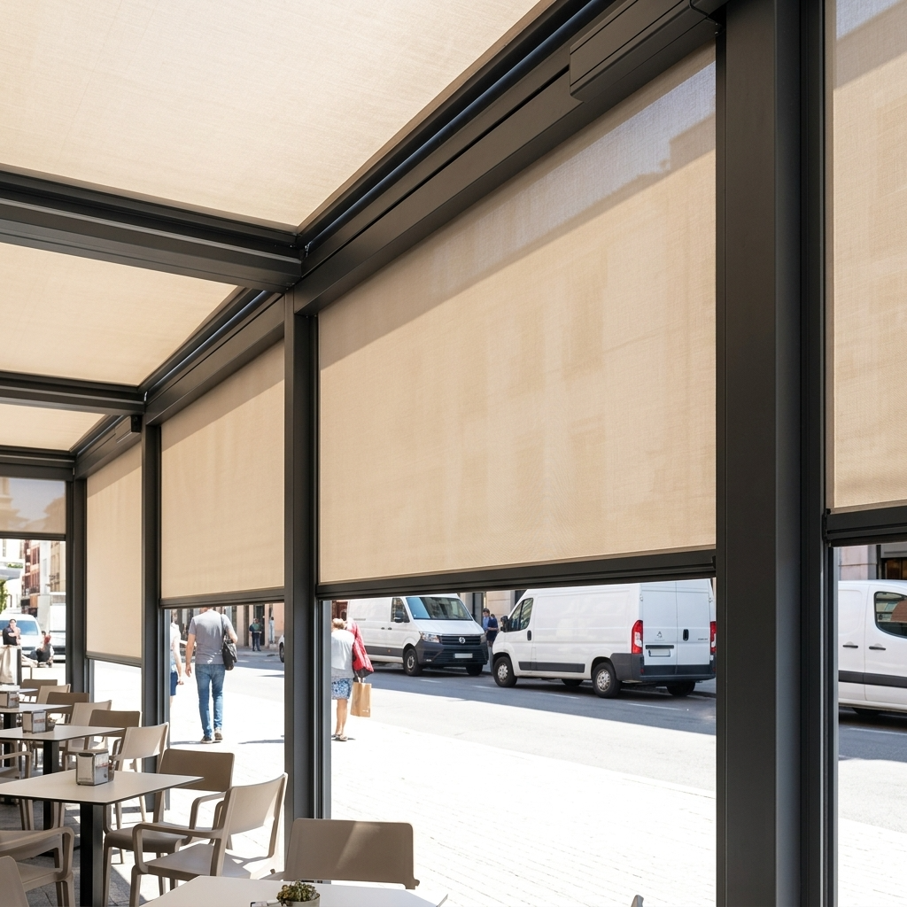 Commercial Zip Screens by Shadem Solutions