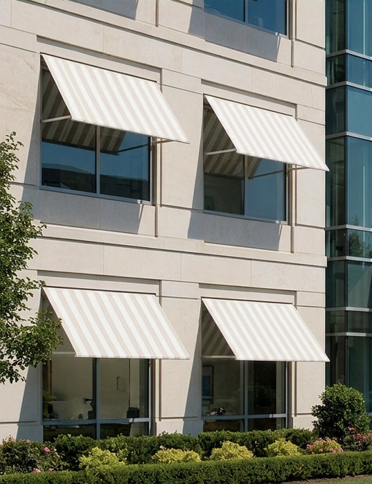 Italia drop arm awnings