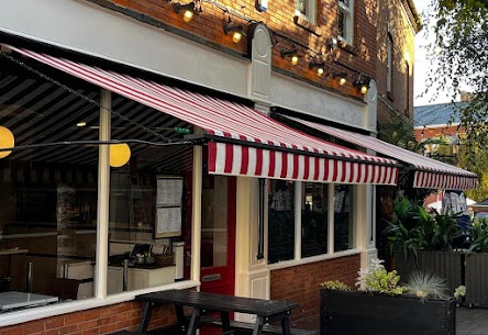 Traditional shop awning